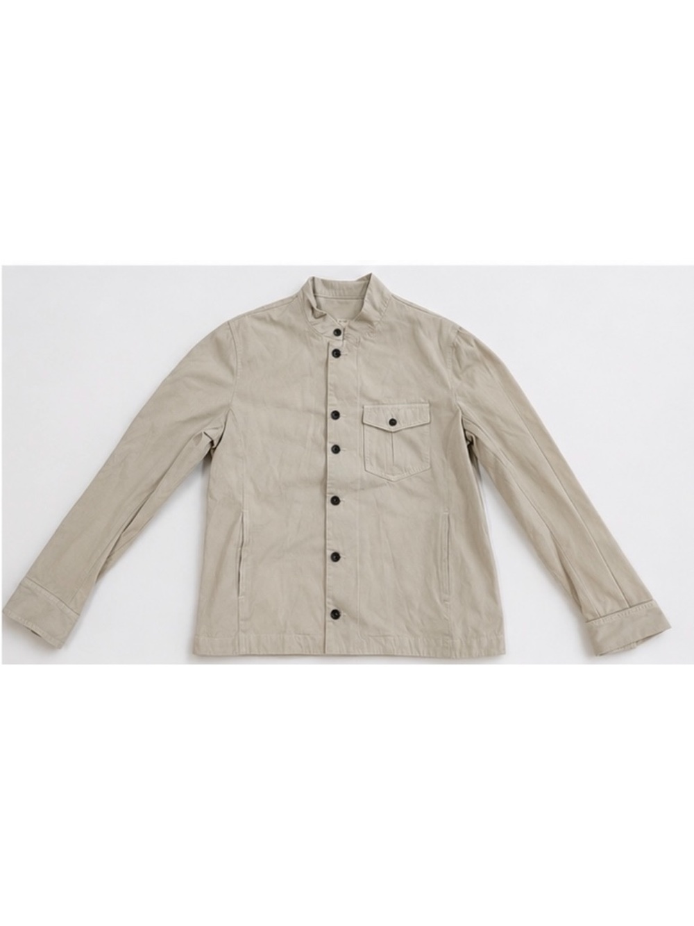 rag & bone Men's Taupe Lightweight Shirt Jacket